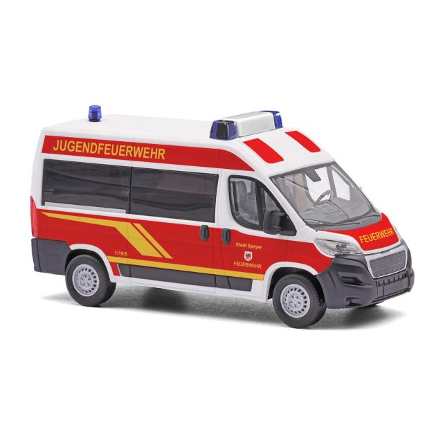Busch autos 54660 PEUGEOT BOXER FW SPEYER H0