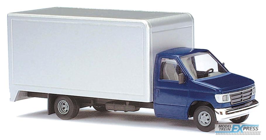 Busch autos 89116 1/87 FORD E-350 KW BLAU/LICHTGRAU