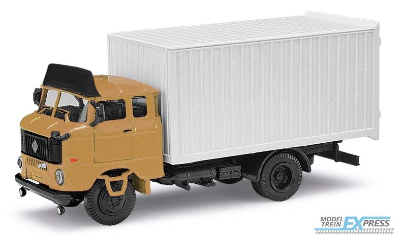 Busch autos 95153 1/87 IFA W50 MÖBELKOFFER BREITER GRILL 1985