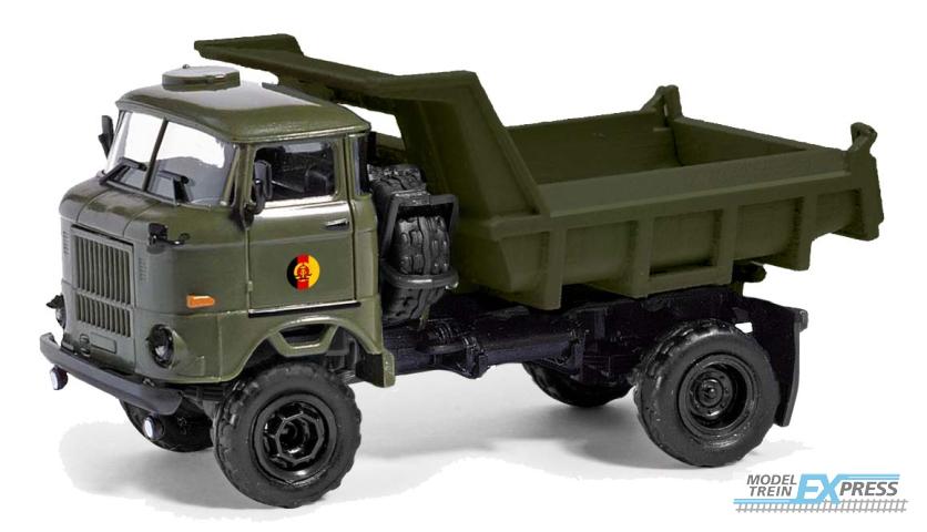 Busch autos 95275 1/87 IFA W50 LA MK5 NVA MULDENKIPPER 1969