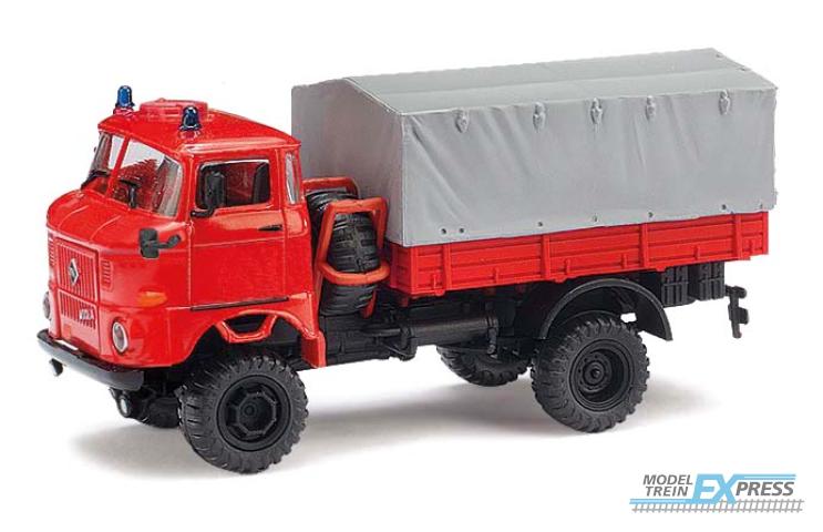 Busch autos 95277 1/87 IFA W50 LA LA/A FREIWILLIGE FEUERWEHR 1968