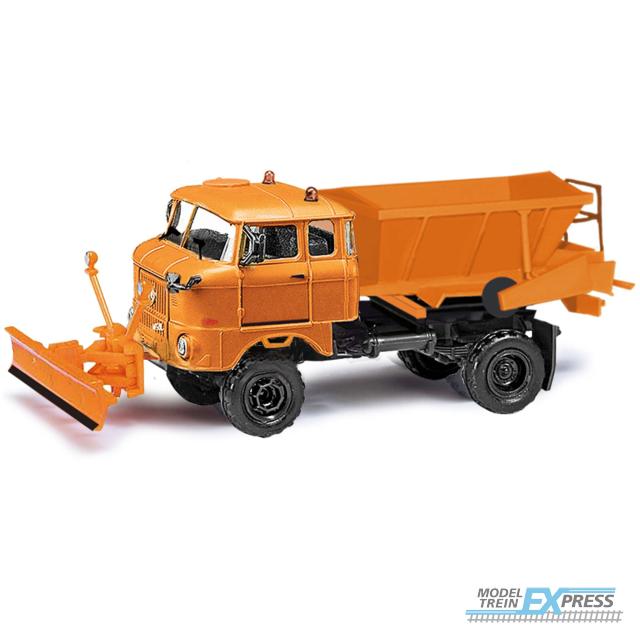 Busch autos 95286 1/87 IFA W50 LA/D 035 WINTERDIENST M.STREUER 1969
