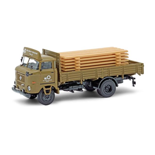 Busch autos 95318 IFA W50 L/SP HOLZLADUNG H0
