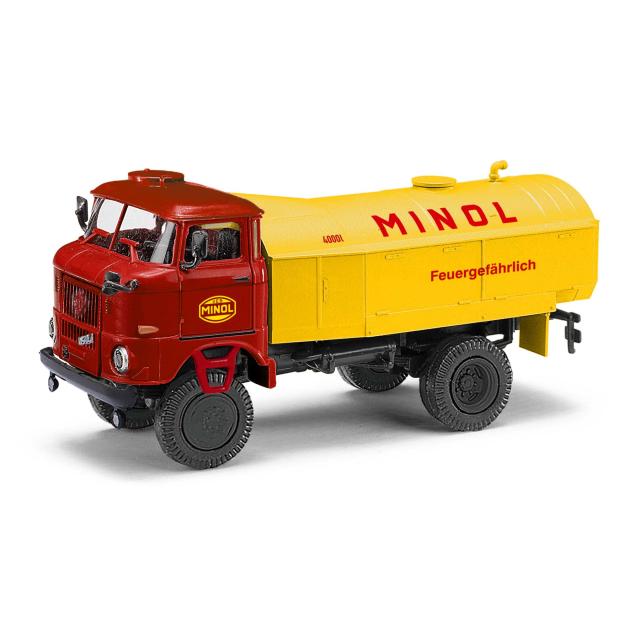 Busch autos 95408 IFA W50 LA TANK MINOL H0