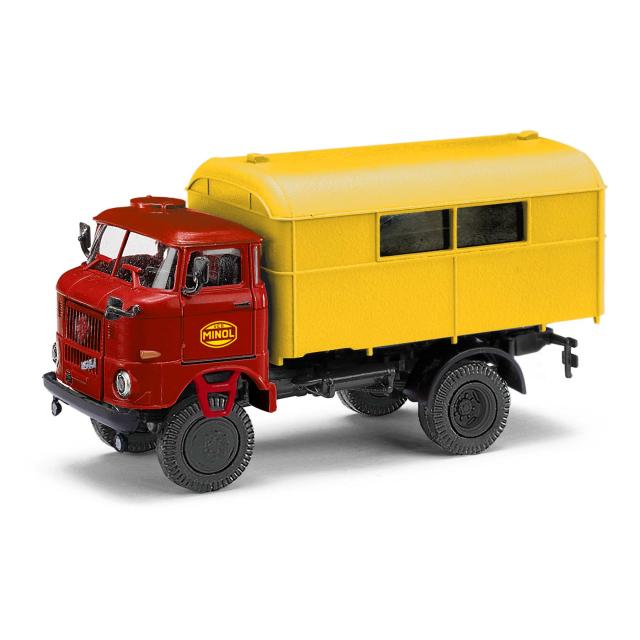 Busch autos 95409 IFA W50 LA KOFFER MINOL H0