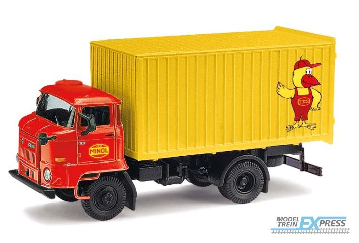 Busch autos 95555 1/87 IFA L60  ETK MINOL GELB 1987