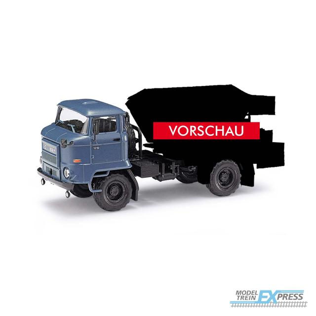 Busch autos 95558 1/87 IFA L60 D035 STREUERAUFSATZ GRAUBLAU 1988