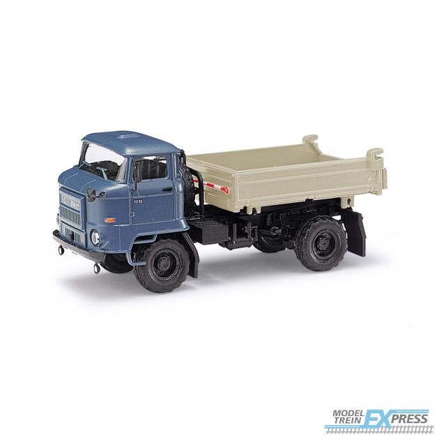 Busch autos 95559 1/87 IFA L60 3SK DREISEITENKIPPER GRAUBLAU 1988
