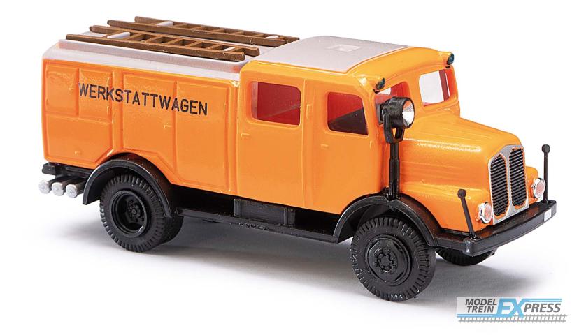 Busch autos 95612 1/87 IFA S4000 TLF WERKSTATTW.ORAN