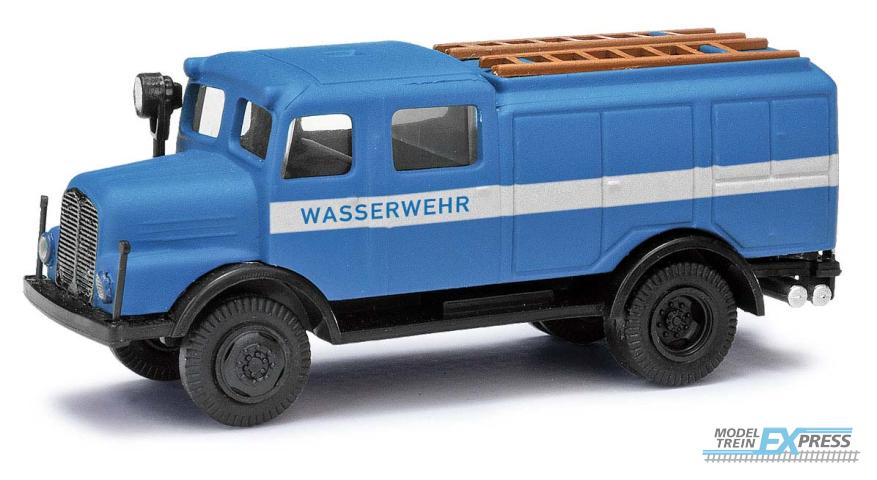 Busch autos 95620 1/87 IFA S4000 TLF WASSERWEHR BLAU