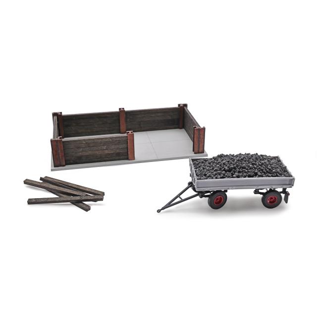 Busch 1124 1/87 KOHLEBUNKER/ANHÄNGER