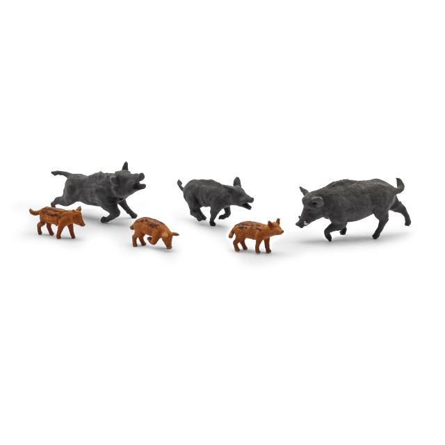 Busch 1127 1/87 6 WILDSCHWEINE