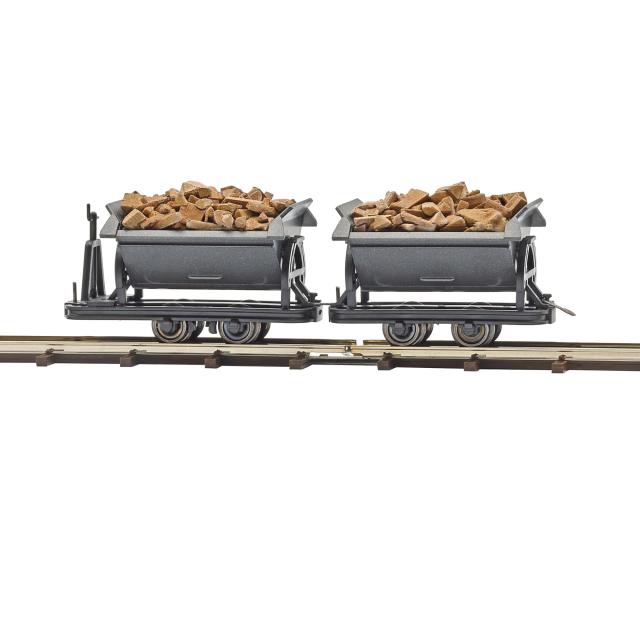 Busch 12263 1/87 KIPPLOREN MIT SPALTHOLZ H0