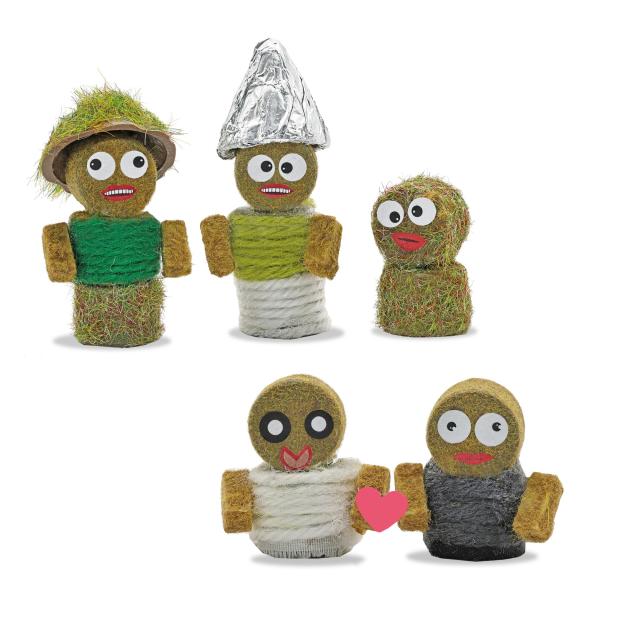 Busch 1281 1/87 STROHBALLEN-FIGUREN