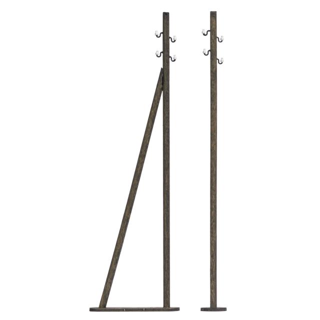 Busch 1753 1/87 FREILEITUNG 2OLZMASTEN