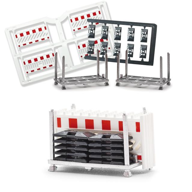 Busch 1866 1/87 TRANSPORTGEST./ZÄUNE