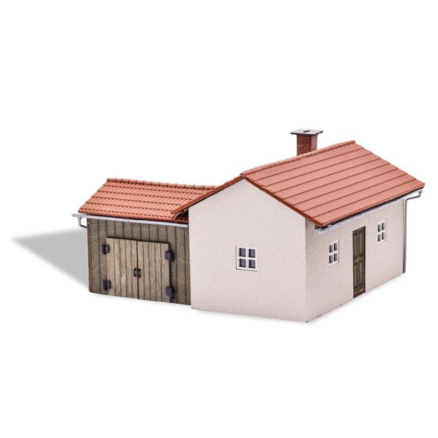 Busch 1898 1/87 WERKSTATT MIT SCHUPPEN