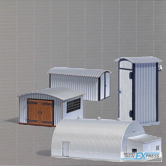 Busch 7209 1/87 MIKROWELLPAPPE SILBER