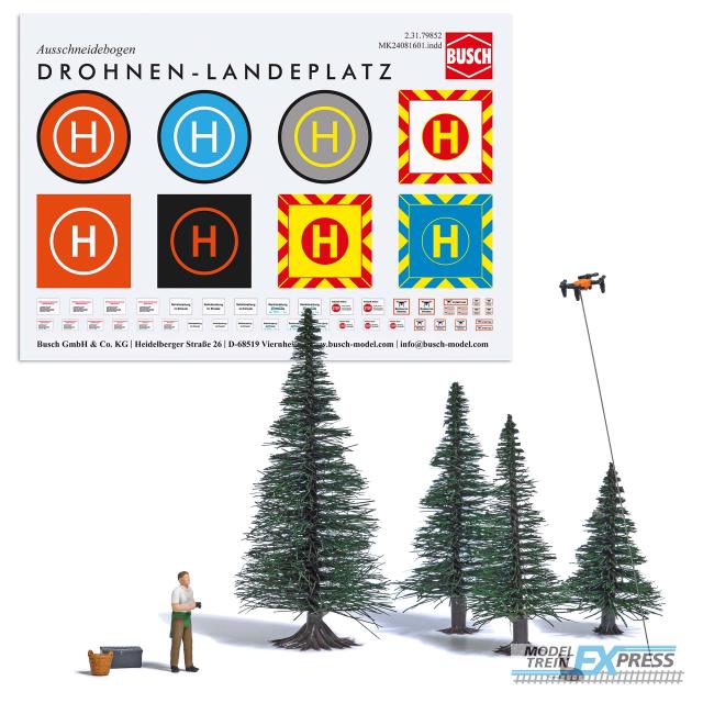 Busch 79852 1/87 A-SET: REHKITZRETTUNG H0 (1/25) *