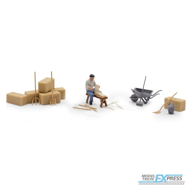 Busch 79855 1/87 A-SET:HOLZSCHNITZER H0 (03/25) *
