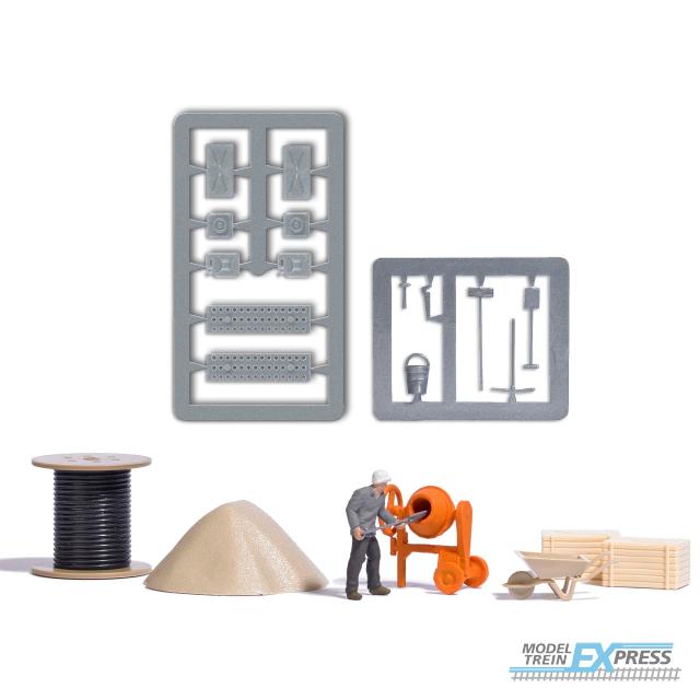 Busch 79901 1/87 ACTION SET: BETON MISCHEN H0