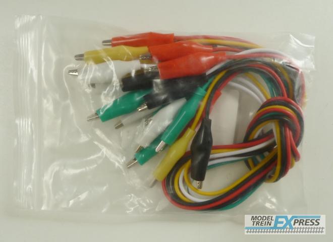 Diversen 7356 Set 10 stuks alligator Clips