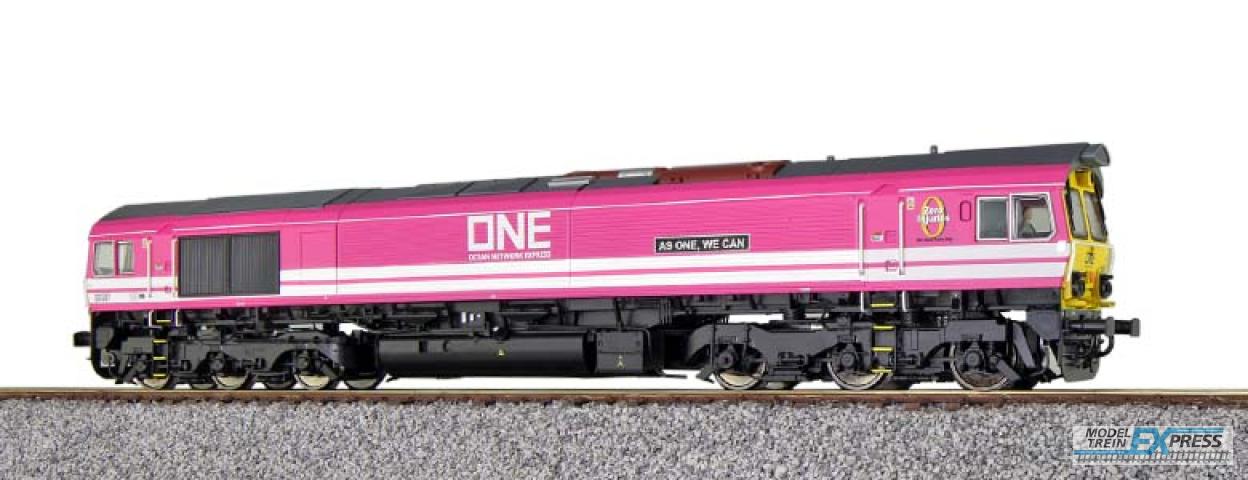 Esu 31289 Diesellok H0, C77, 66587 ONE, Ep VI, Vorbildzustand um 2020, pink, Sound+Rauch, DC/AC