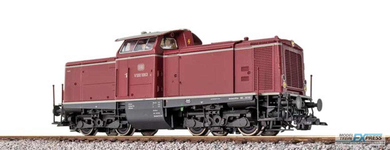 Esu 31570 Diesellok H0, V100 1063, DB, Ep. III, Vorbildzustand um 1966, altrot, Sound+Rauch, DC/AC