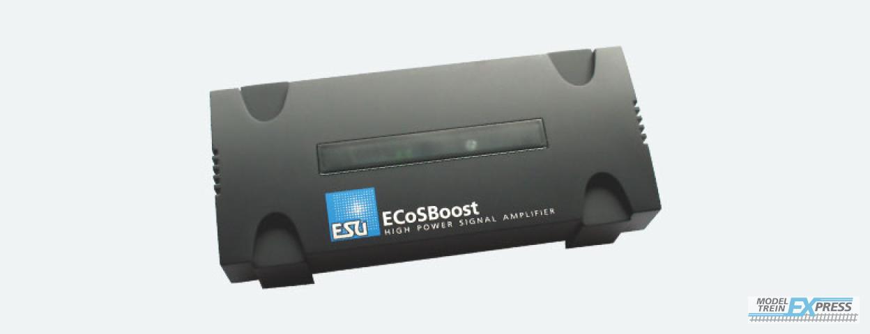 Esu 50012 ECoSBoost ext. Booster, 7A, MM/DCC/SX/M4, Set mit Netzteil 120-240V, EURO + US, Handbuch Deutsch / Englisch