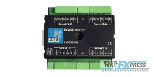 Esu 50095 ECoSDetector Rückmeldemodul  Erweiterung. 32 digitale Ausgänge 100mA für Birnchen oder LEDs, Ausleuchtung Gleisbildstellpult.