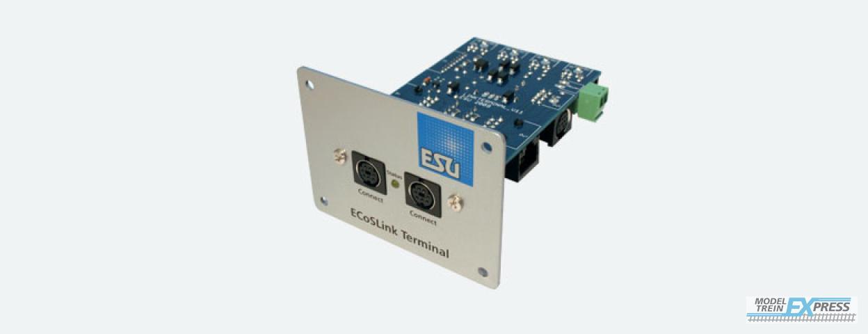 Esu 50099 ECoSlink Terminal, Verteilermodul für ECoS, CS1, CS2, mit Kabel