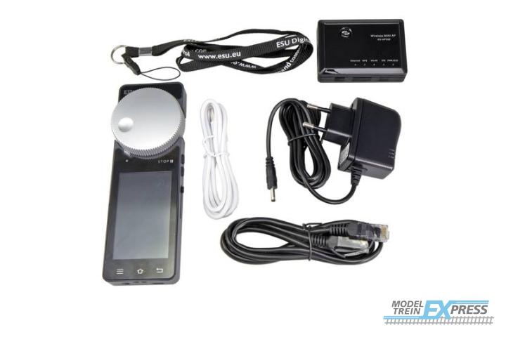 Esu 50115 Mobile Control Pro Funkhandregler + Access Point Set für ECoS/Z21/CS3, deutsch / englisch