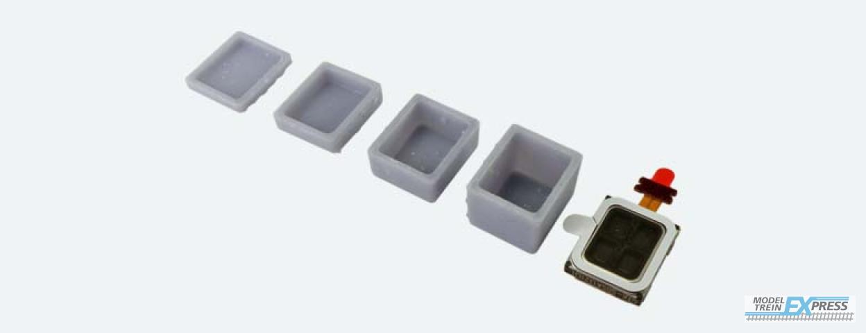 Esu 50352 Lautsprecher 10mm x 12mm x 3.5mm, rechteckig, 6 Ohm, mit Schallkapselset