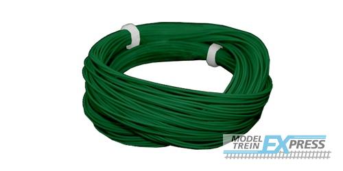 Esu 51945 Hochflexibles Kabel, Durchmesser 0.5mm, AWG36, 2A, 10m Wickel, Farbe grün