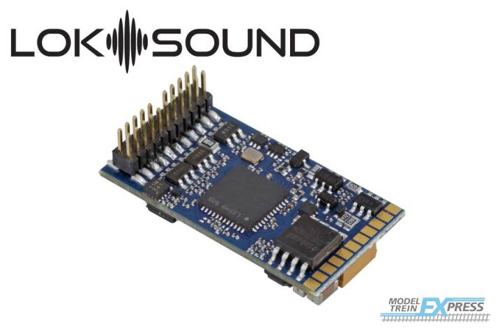 Esu 58412 LokSound 5 DCC/MM/SX/M4 "Leerdecoder", PluX22, Retail, mit Lautsprecher 11x15mm, Spurweite: 0, H0