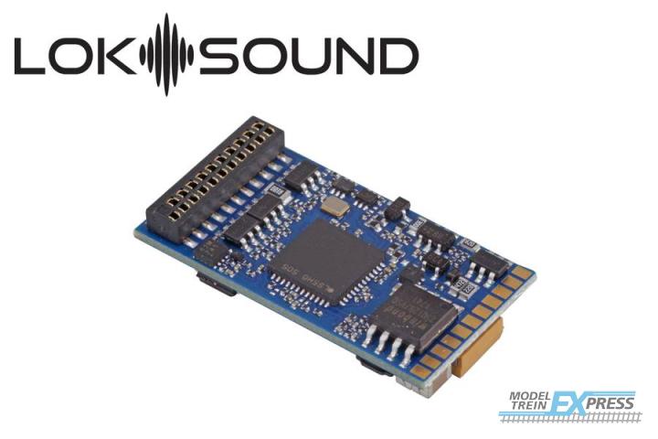 Esu 58419 LokSound 5 DCC/MM/SX/M4 "Leerdecoder", 21MTC NEM660, Retail, mit Lautsprecher 11x15mm, Spurweite: 0, H0