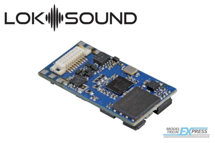 Esu 58818 LokSound 5 micro DCC/MM/SX/M4 "Leerdecoder", Next18, Retail, mit Lautsprecher 11x15mm, Spurweite: N, TT, H0