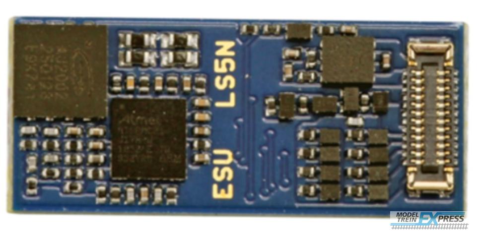 Esu 58925 LokSound 5 Nano DCC "Leerdecoder", E24 interface, Retail, mit Lautsprecher 11x15mm, Spurweite: N, TT