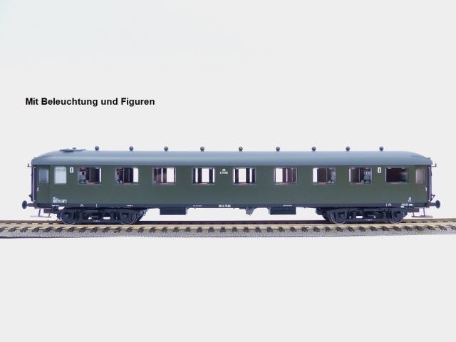 Exact-train 10044 NS A7545 grün, graues Dach mit Beleuchtung und figuren, Ep. IIIb