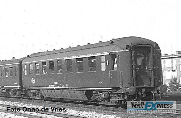 Exact-train 10057 NS AB 50 84 38-37 061-3 Plan K Berlinerblau, mit NS Logo, Ep. IVb