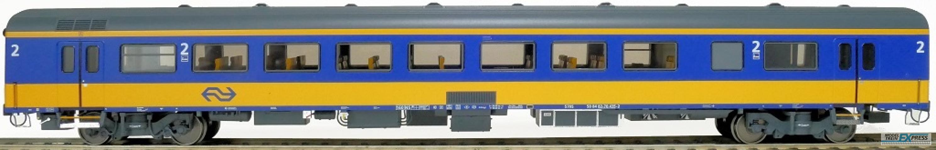 Exact-train 11102 NS ICRm Garnitur 4 Reisezugwagen Bd( Neue farbe Gelb / Blau), Ep. V
