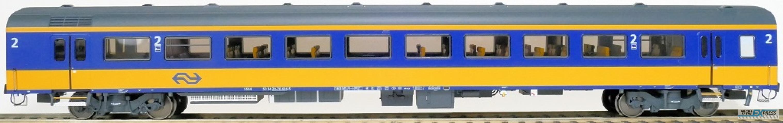 Exact-train 11103 NS ICRm Garnitur 4 Reisezugwagen Bf( Neue farbe Gelb / Blau), Ep. V