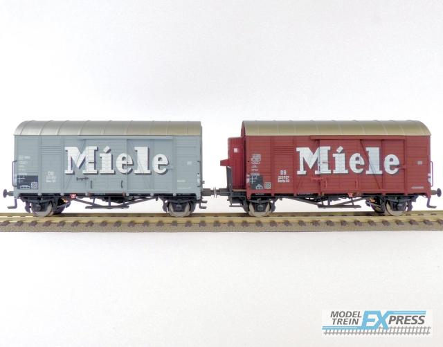 Exact-train 20199 DB Oppeln Miele Braun (Bremserhaus/Gleitlager)(EX20199A), DB Oppeln Miele Grau (Gleitlager) (EX20199B)