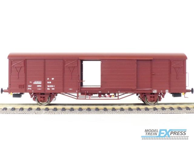 Exact-train 20707 DR Güterwagen Gbs [1500] 21 RIV 50 DR 150 0135-1, 7 Sicken, Tür ohne Verstärkung (zu öffnenden Türen), Ep. IV