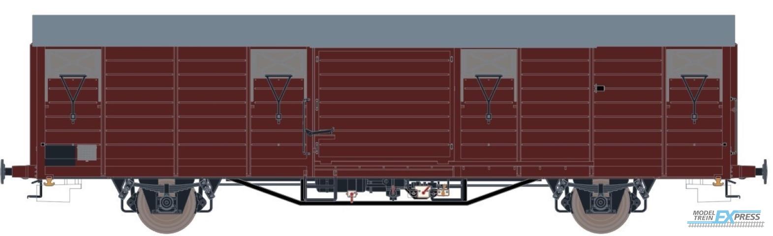 Exact-train 20746 Catalogusnummer: DR Hbs [1500] Probewagen, 7 Sicken (Zu öffnenden Türen), Ep. IV