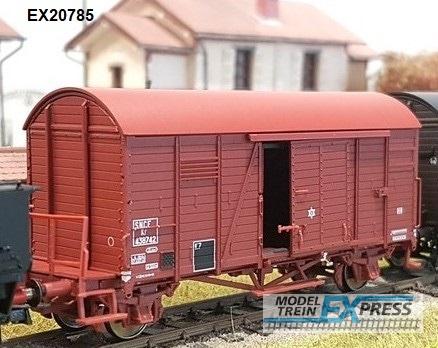 Exact-train 20785 SNCF Oppeln mit Bremserbühne rot mit französischen Lager, Ep. III