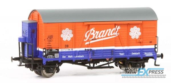 Exact-train 20799 DB Oppeln Brandt mit Bremserhaus mit Brand Beladung, Ep. III