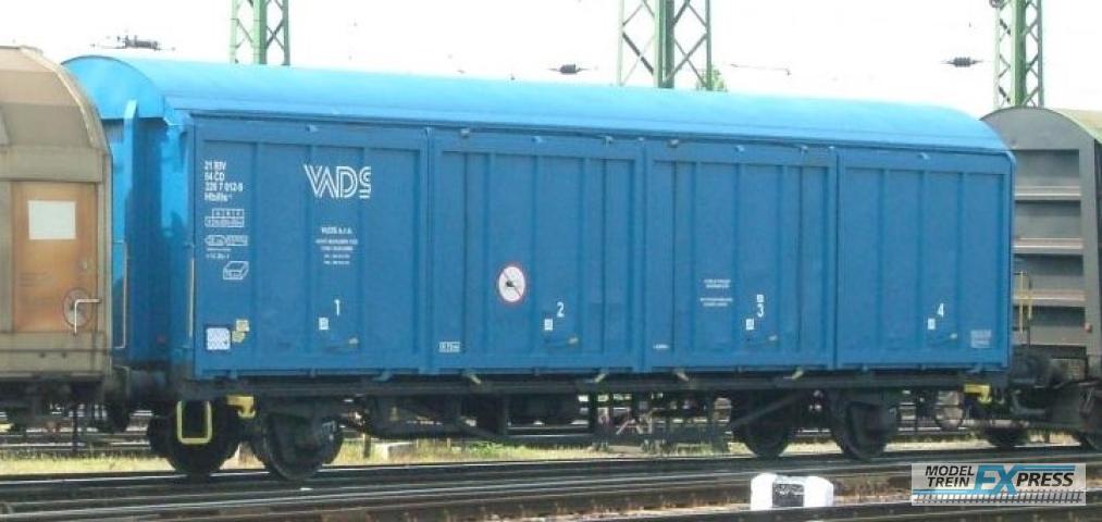 Exact-train 20827 CD Hbills 21 RIV 54 CD 226 7 012-9, 3 Sicken, blau, Aufschrift VADS, Ep. V
