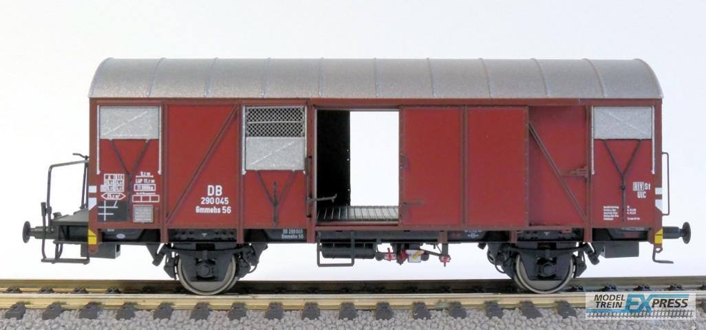 Exact-train 20983 DB Gmmehs 56 mit Bremserbühne und aluminium Luftklappen Nr. 290045, Ep. III