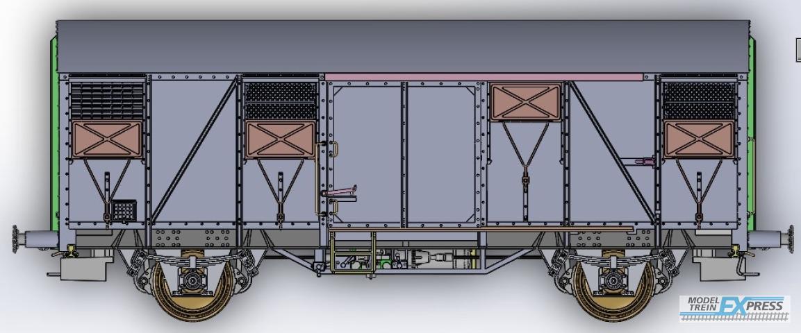 Exact-train 21070 DB Gmms40 EUROP aluminium Luftklappen Form A, Ep. III